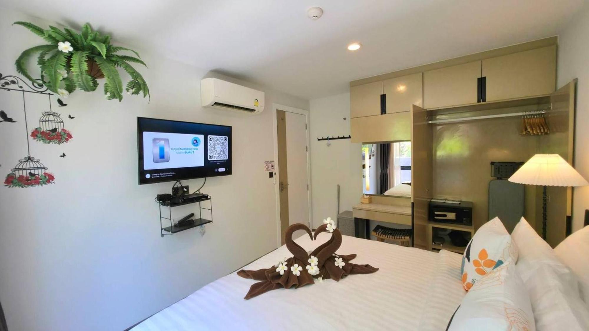 Room In Apartment - A301- Forest View Corner Unit 1Br-1Bath Ao Nang Eksteriør billede