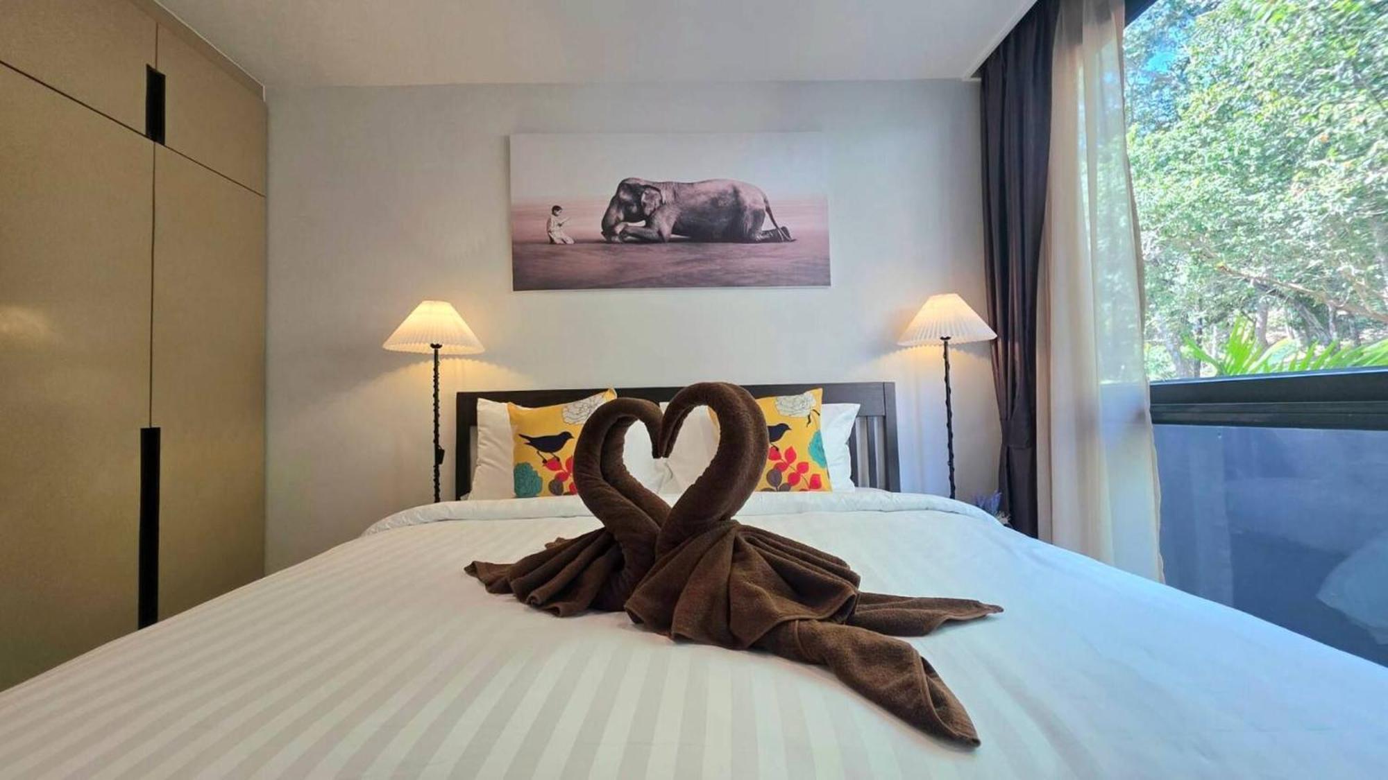 Room In Apartment - A301- Forest View Corner Unit 1Br-1Bath Ao Nang Eksteriør billede