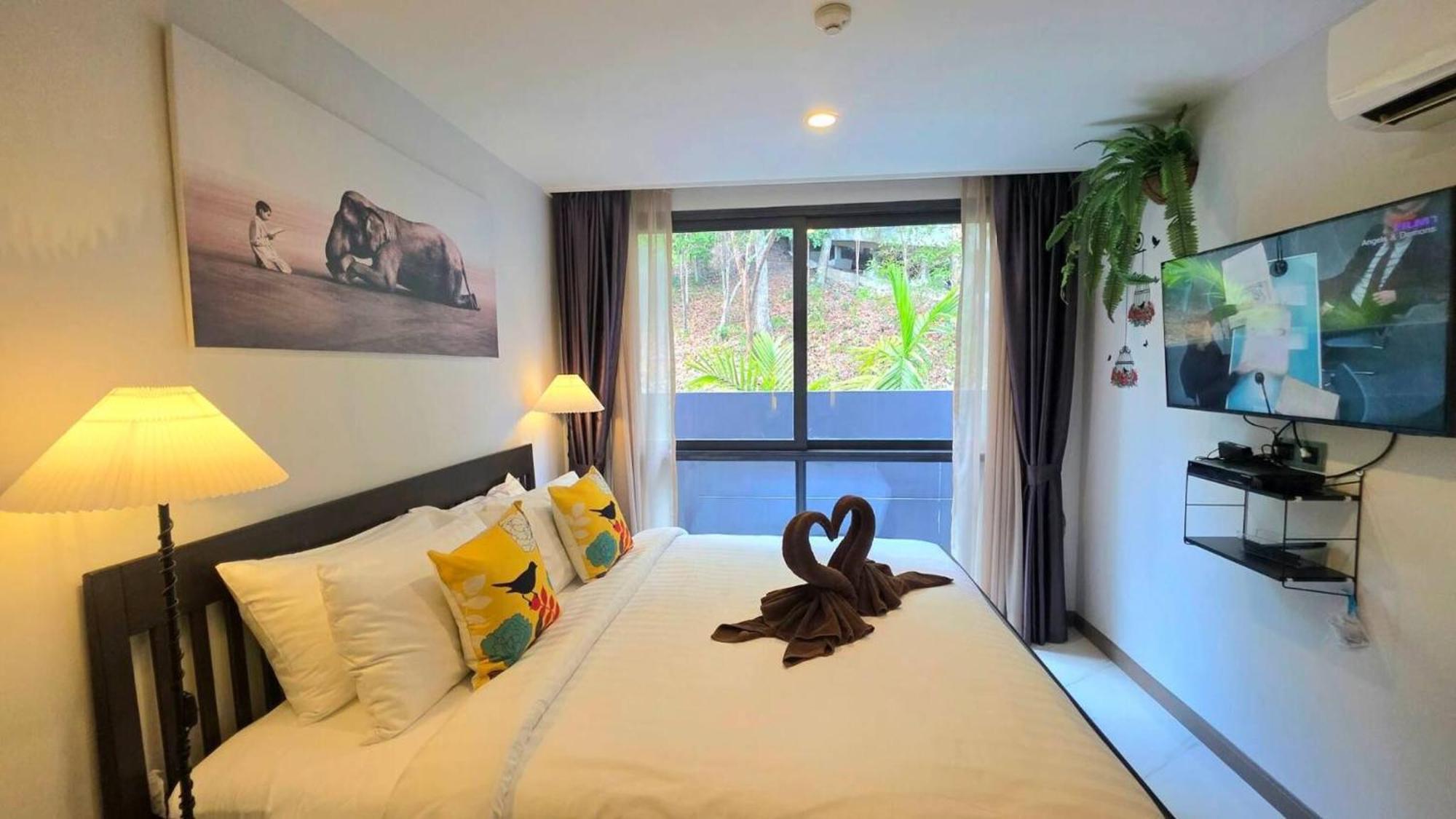 Room In Apartment - A301- Forest View Corner Unit 1Br-1Bath Ao Nang Eksteriør billede